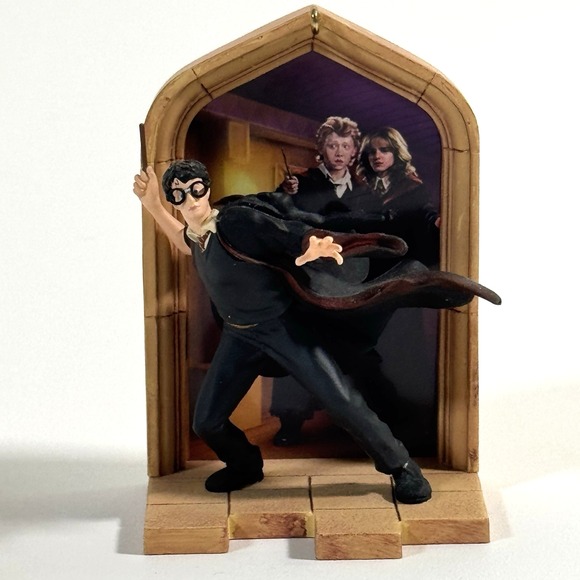Creeping Along The Corridors Quidditch Match Hallmark Harry Potter Ornaments Lot - Picture 9 of 11